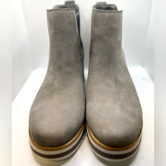 NWT Cole Haan Anthropologie Wedge Waterproof Chelsea Boot. Charcoal Nubuck. 8.5 - Picture 5 of 13